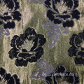 Gold Floral Chenille Jacquard Stoff für Kleid